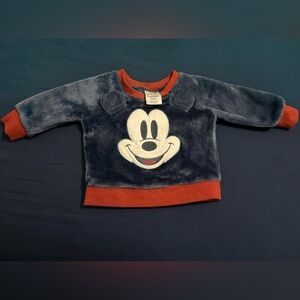 Navy and Red Mickey Mouse Sweatshirt